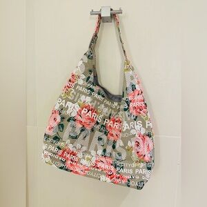Floral 'Paris' Hobo Bag